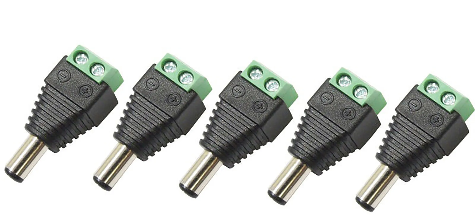 80118  (Pack Of 5) male Dc Plug Adapter